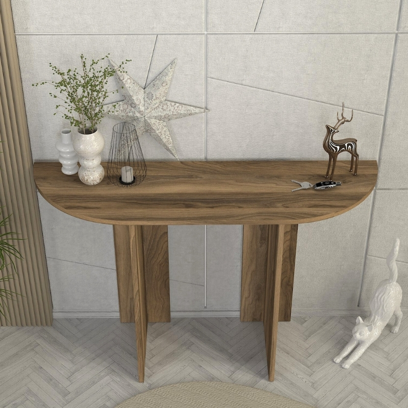 Κονσόλα Cortado Megapap χρώμα καρυδί 120x35x75εκ. Κονσόλα Cortado Megapap χρώμα καρυδί 120x35x75εκ.