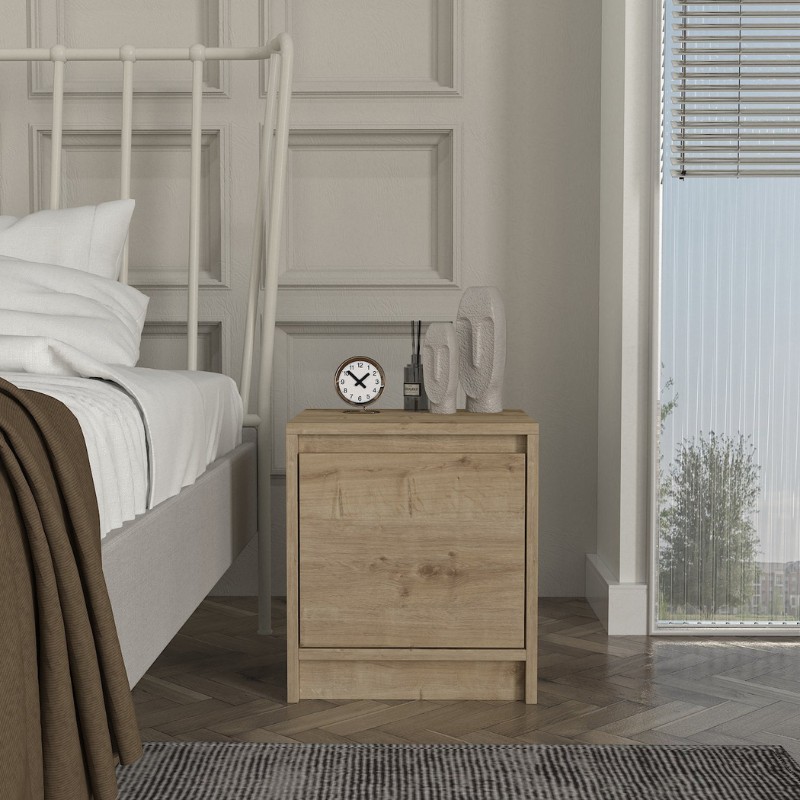 Κομοδίνο Conve Megapap χρώμα sapphire oak 40x35x45εκ. Κομοδίνο Conve Megapap χρώμα sapphire oak 40x35x45εκ.
