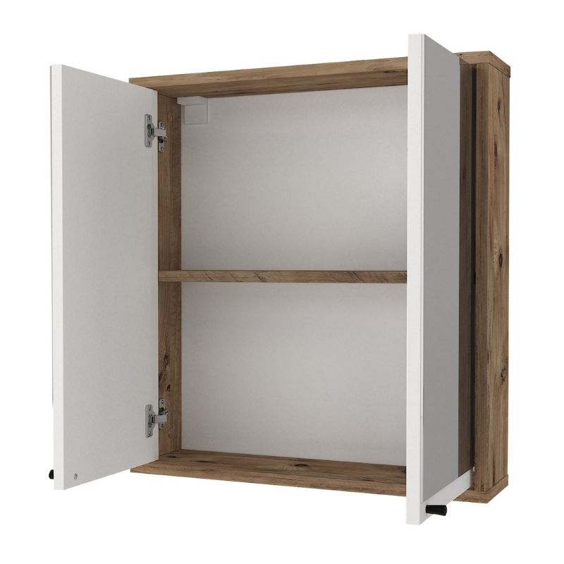 Καθρέπτης μπάνιου Lilian Μegapap χρώμα atlantic pine 59,6×14,6×65εκ.