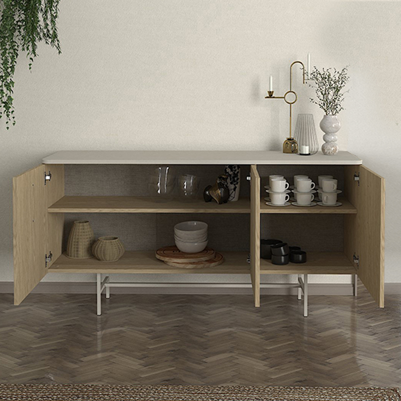 Μπουφές Rebel Megapap χρώμα rota oak – sandstone 150x45x76,5εκ. Μπουφές Rebel Megapap χρώμα rota oak – sandstone 150x45x76,5εκ.