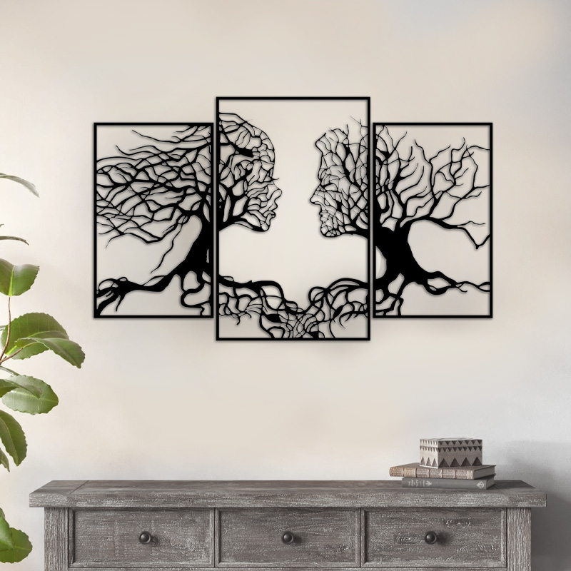 Διακοσμητικό τοίχου Tree Love Megapap μεταλλικό χρώμα μαύρο 116×71εκ. Διακοσμητικό τοίχου Tree Love Megapap μεταλλικό χρώμα μαύρο 116×71εκ.