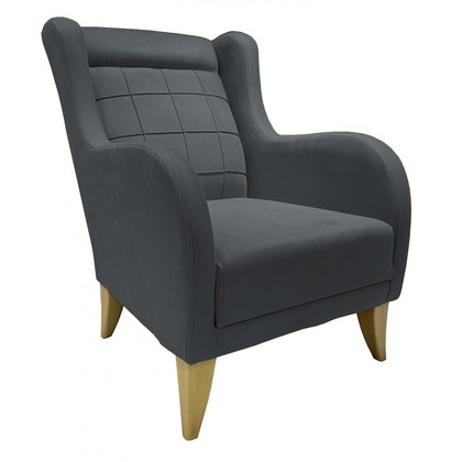 Epiplo World Karlina μπερζέρα 76x84x95εκ. Γκρι BEST-51485621 Epiplo World Karlina μπερζέρα 76x84x95εκ. Γκρι BEST-51485621