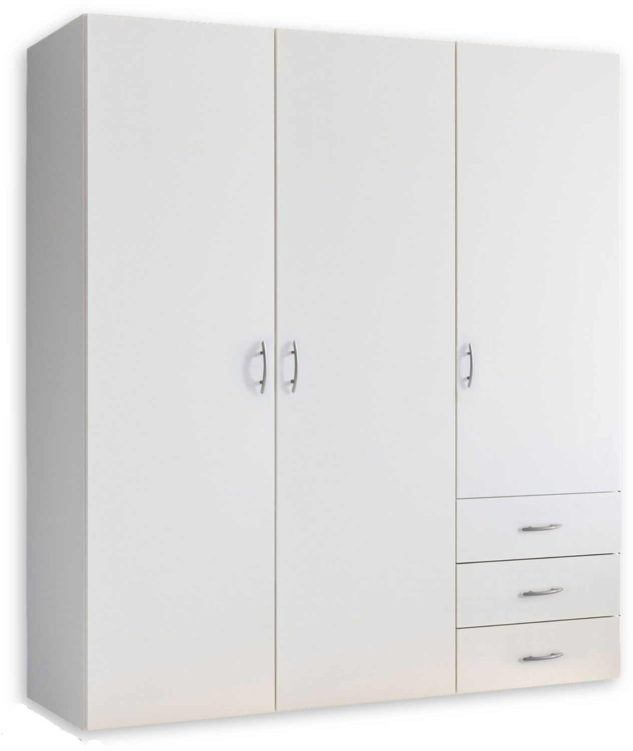 Lh-homefurniture Ντουλάπα Harry Λευκή 150x176x51cm A_HAR_3D Lh-homefurniture Ντουλάπα Harry Λευκή 150x176x51cm A_HAR_3D