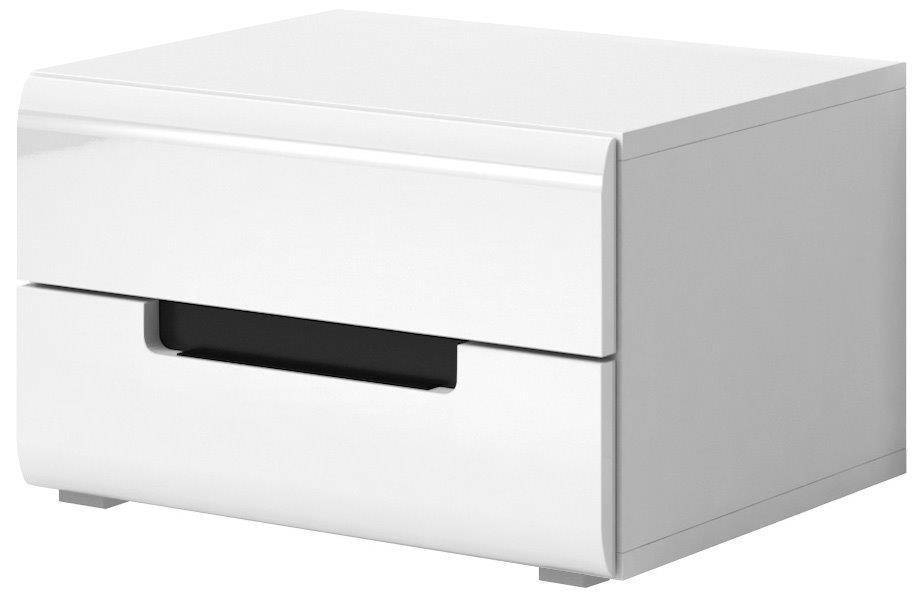 Κομοδίνο Columbia-Λευκό – Μαύρο 52.00×42.00×35.00 16349089