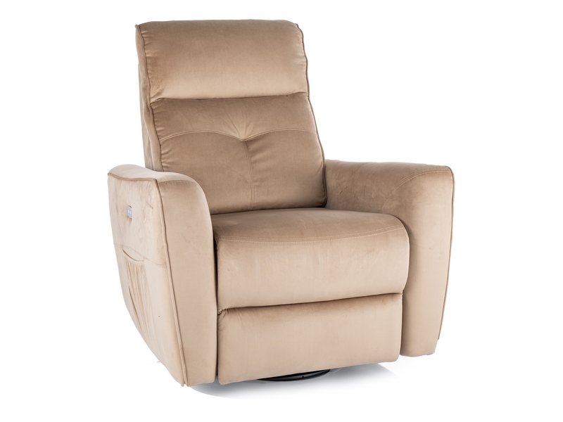 FOTEL ROZKŁADANY HELIOS M (FUNKCJA MASAŻU) VELVET BEŻ BLUVEL 28 DIOMMI-80-3678 FOTEL ROZKŁADANY HELIOS M (FUNKCJA MASAŻU) VELVET BEŻ BLUVEL 28 DIOMMI-80-3678