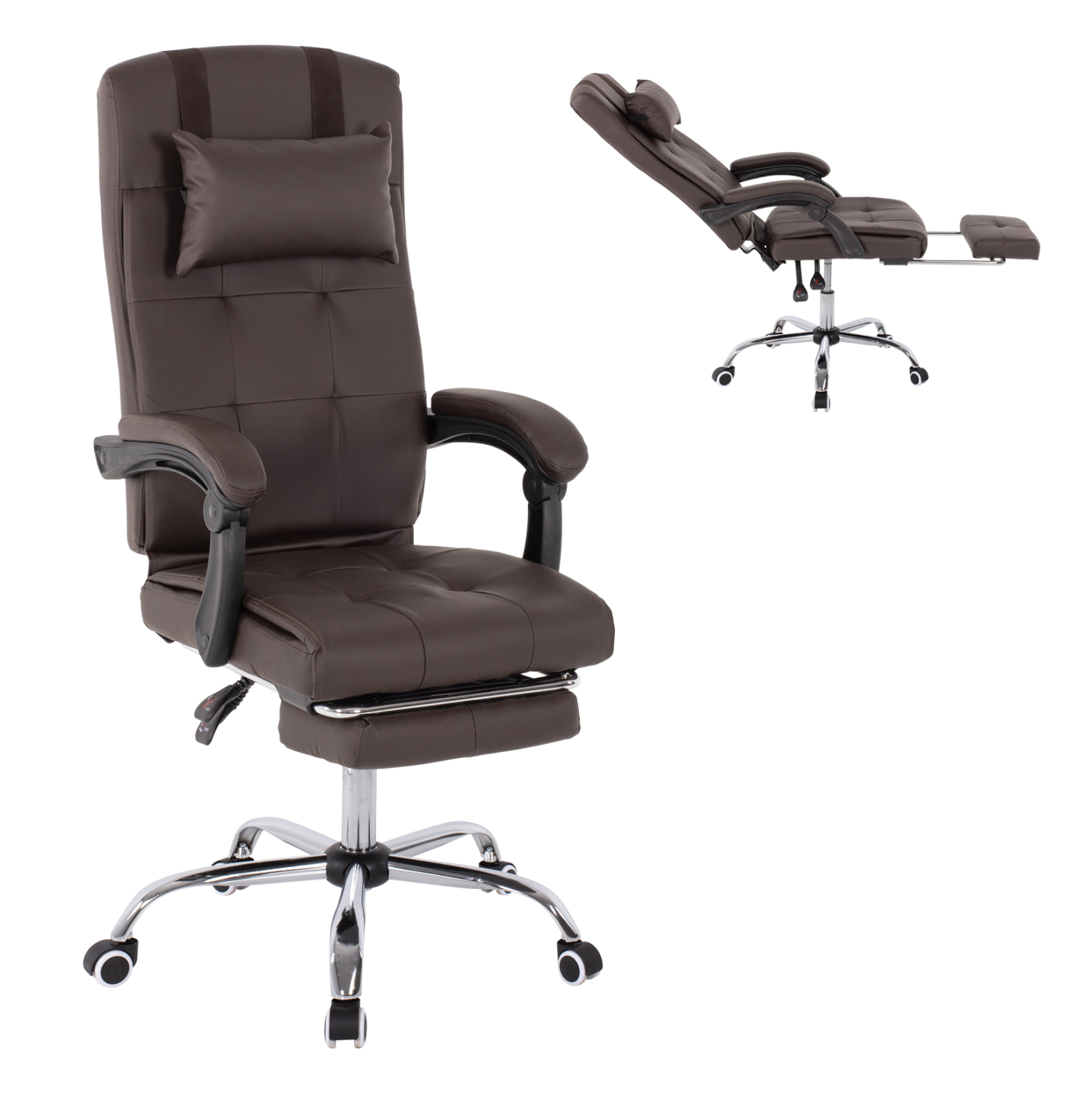 ΠΟΛΥΘΡΟΝΑ ΓΡΑΦΕΙΟΥ ΔΙΕΥΘΥΝΤΙΚΗ ΚΑΦΕ HM1057.19 ΜΕ ΠΤΥΣΣΟΜΕΝΟ ΥΠΟΠΟΔΙΟ 58x71x128Y εκ. ΠΟΛΥΘΡΟΝΑ ΓΡΑΦΕΙΟΥ ΔΙΕΥΘΥΝΤΙΚΗ ΚΑΦΕ HM1057.19 ΜΕ ΠΤΥΣΣΟΜΕΝΟ ΥΠΟΠΟΔΙΟ 58x71x128Y εκ.