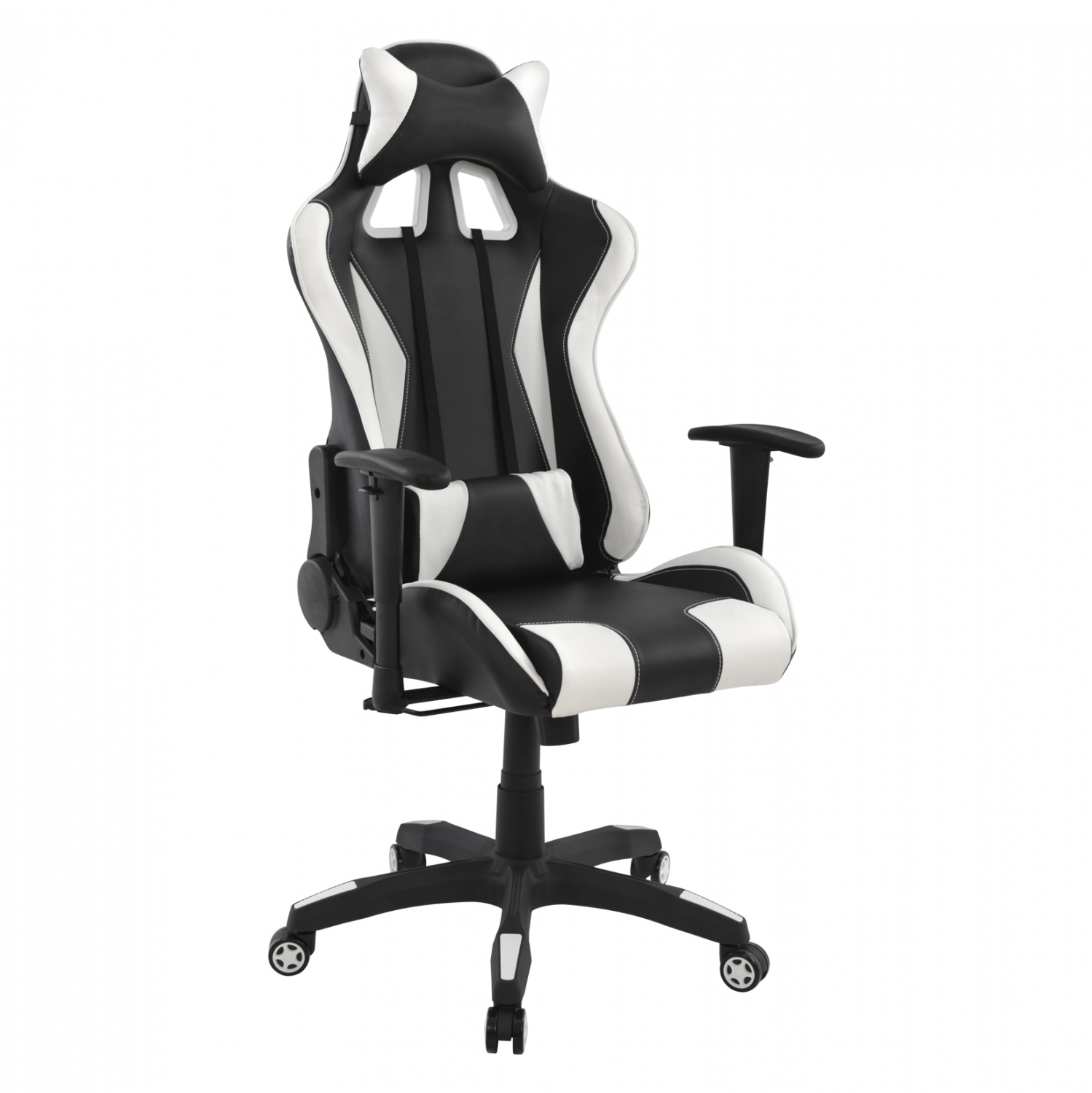 ΚΑΡΕΚΛΑ ΓΡΑΦΕΙΟΥ GAMING HM1062.04 SPEED ΜΑΥΡΟ ΛΕΥΚΟ PU 68,5×71,5×133,5 cm ΚΑΡΕΚΛΑ ΓΡΑΦΕΙΟΥ GAMING HM1062.04 SPEED ΜΑΥΡΟ ΛΕΥΚΟ PU 68,5×71,5×133,5 cm