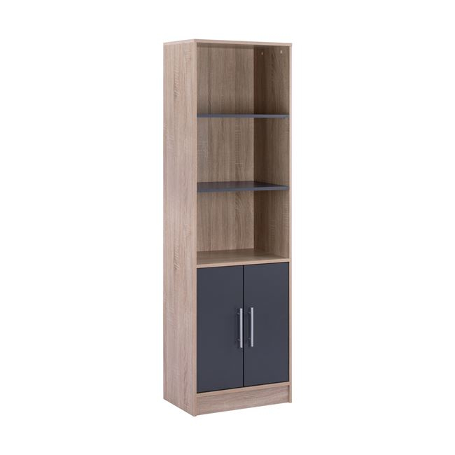 ΒΙΒΛΙΟΘΗΚΗ ΜΕΛΑΜΙΝΗΣ ENSLEY HM2027.04 SONAMA-ΓΚΡΙ 60x30x180Υ εκ. ΒΙΒΛΙΟΘΗΚΗ ΜΕΛΑΜΙΝΗΣ ENSLEY HM2027.04 SONAMA-ΓΚΡΙ 60x30x180Υ εκ.