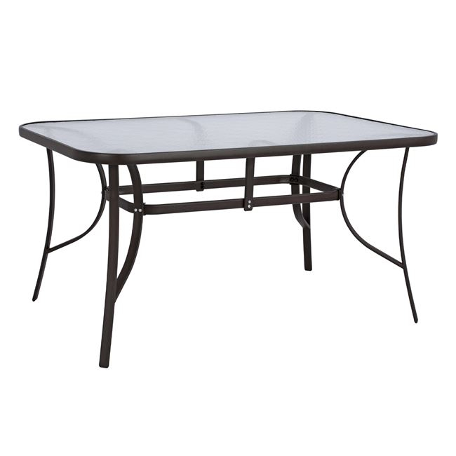ΤΡΑΠΕΖΙ BRUNO 150X90Χ72Υεκ. ΚΑΦΕ ΜΕΤΑΛΛΙΚΟ ΜΕ ΓΥΑΛΙΝΗ ΕΠΙΦΑΝΕΙΑ HM5145.02 ΤΡΑΠΕΖΙ BRUNO 150X90Χ72Υεκ. ΚΑΦΕ ΜΕΤΑΛΛΙΚΟ ΜΕ ΓΥΑΛΙΝΗ ΕΠΙΦΑΝΕΙΑ HM5145.02
