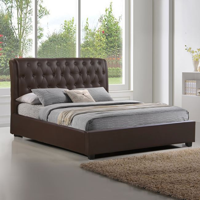 ΚΡΕΒΑΤΙ ODALYS ΜΕ PU ΚΑΦΕ HM549.02 150×200 εκ. ΚΡΕΒΑΤΙ ODALYS ΜΕ PU ΚΑΦΕ HM549.02 150×200 εκ.