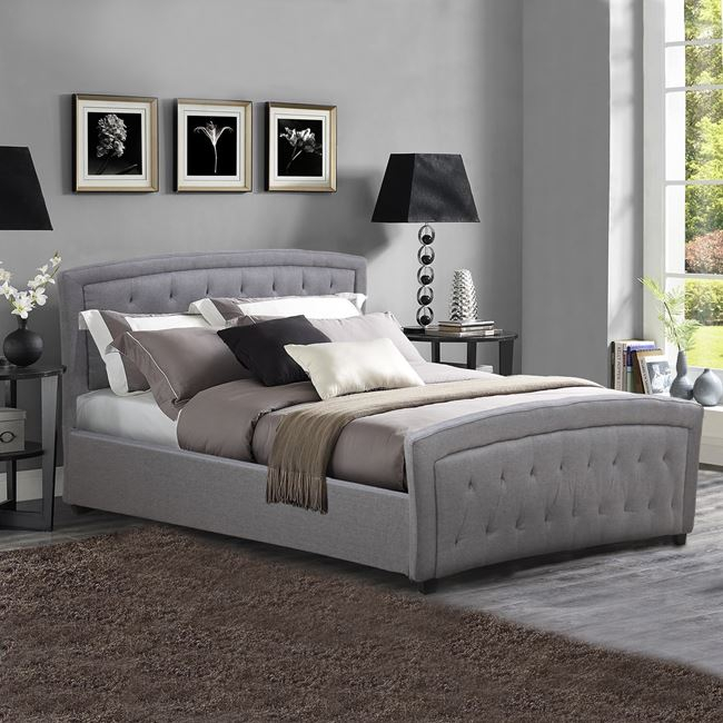ΚΡΕΒΑΤΙ ODELIA ΜΕ ΥΦΑΣΜΑ DARK GREY HM550.05 150×200 εκ. ΚΡΕΒΑΤΙ ODELIA ΜΕ ΥΦΑΣΜΑ DARK GREY HM550.05 150×200 εκ.