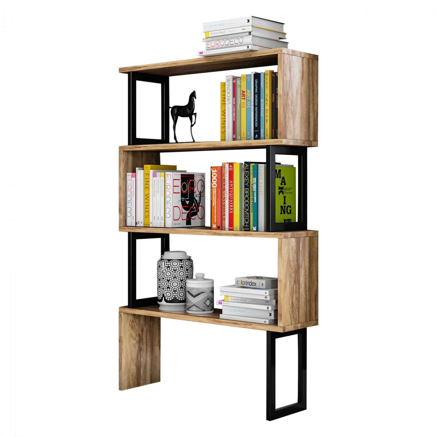 ΒΙΒΛΙΟΘΗΚΗ INGRID ΚΑΡΥΔΙ ΜΕ ΜΑΥΡΟ ΣΚΕΛΕΤΟ HM8867.01 80x22x128 εκ. ΒΙΒΛΙΟΘΗΚΗ INGRID ΚΑΡΥΔΙ ΜΕ ΜΑΥΡΟ ΣΚΕΛΕΤΟ HM8867.01 80x22x128 εκ.