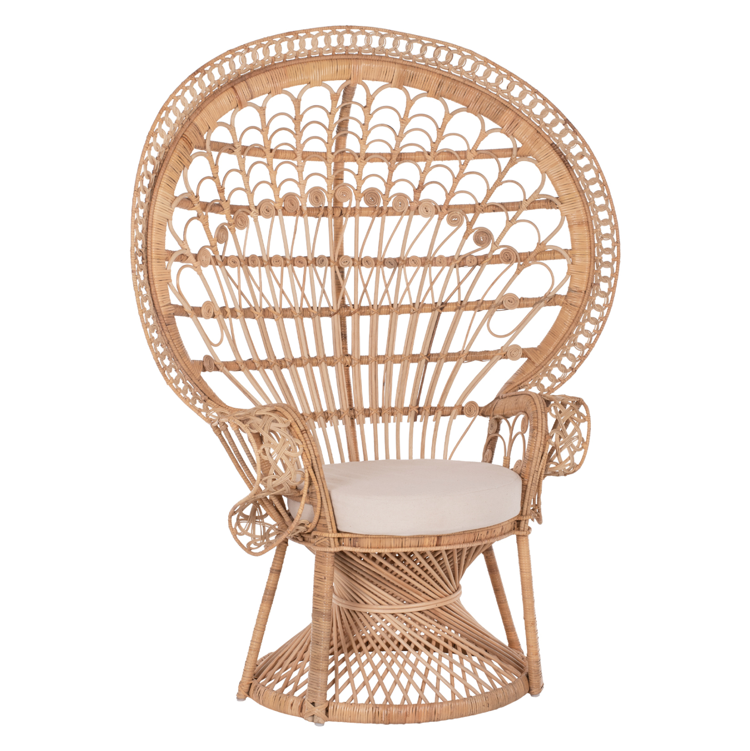 ΠΟΛΥΘΡΟΝΑ ROYAL PEACOCK HM9342 RATTAN ΣΕ ΦΥΣΙΚΟ-ΜΑΞΙΛΑΡΙ ΜΠΕΖ 114x72x150Yεκ. ΠΟΛΥΘΡΟΝΑ ROYAL PEACOCK HM9342 RATTAN ΣΕ ΦΥΣΙΚΟ-ΜΑΞΙΛΑΡΙ ΜΠΕΖ 114x72x150Yεκ.
