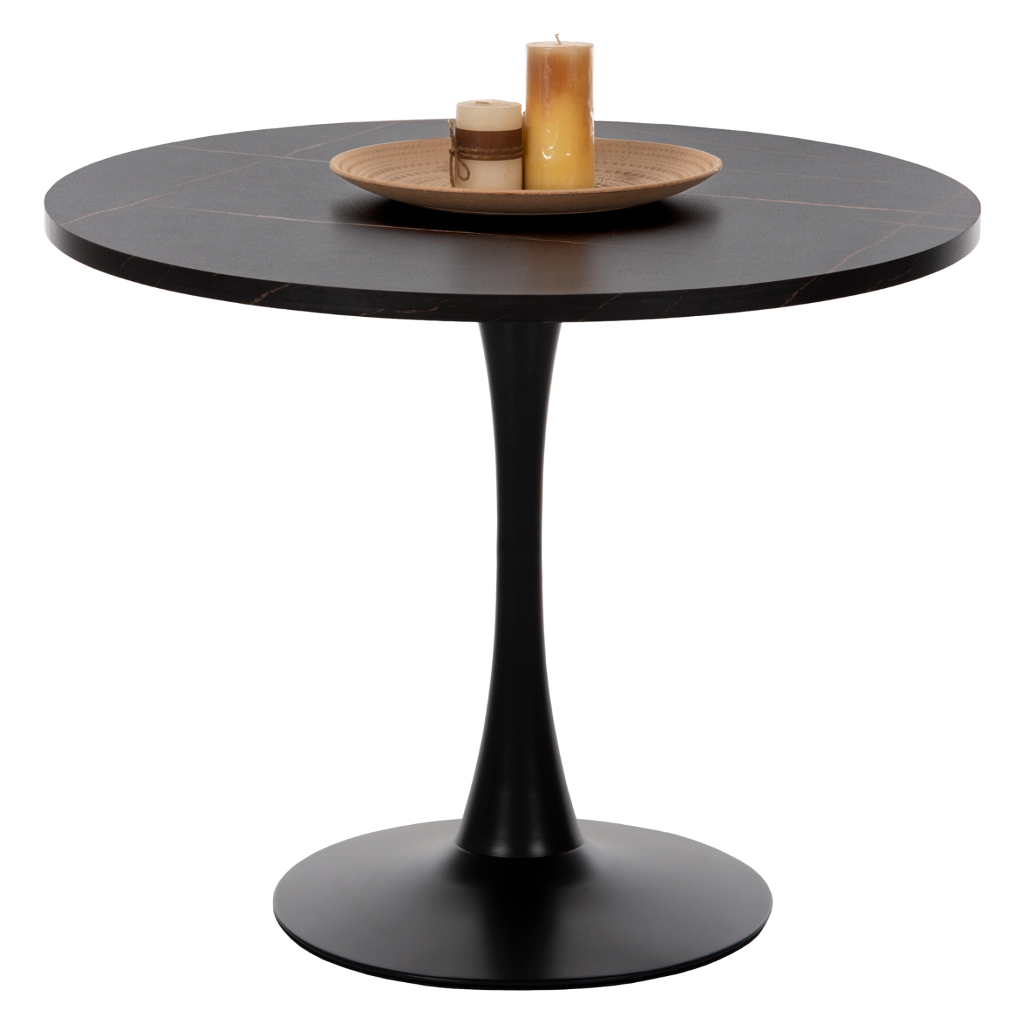 ΤΡΑΠΕΖΙ ΤΡΑΠΕΖΑΡΙΑΣ ROLLO HM9421.02 ΣΤΡΟΓΓΥΛΟ BLACK MARBLE Φ90×74 εκ. ΤΡΑΠΕΖΙ ΤΡΑΠΕΖΑΡΙΑΣ ROLLO HM9421.02 ΣΤΡΟΓΓΥΛΟ BLACK MARBLE Φ90×74 εκ.