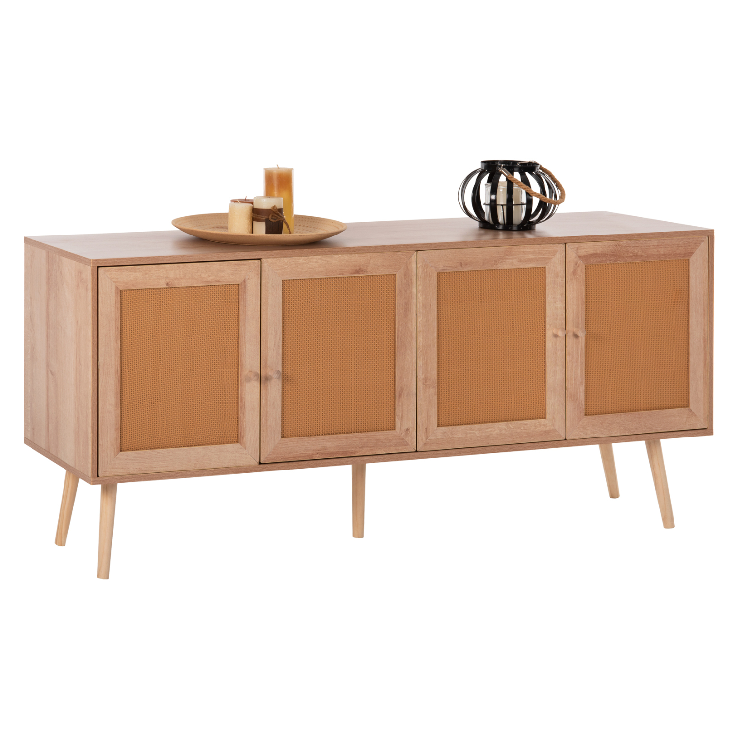 ΜΠΟΥΦΕΣ COLM HM9440.11 ΜΕΛΑΜΙΝΗΣ & ΣΥΝΘΕΤΙΚΟ RATTAN ΣΤΙΣ 4 ΠΟΡΤΕΣ 160×39,5x71Yεκ. ΜΠΟΥΦΕΣ COLM HM9440.11 ΜΕΛΑΜΙΝΗΣ & ΣΥΝΘΕΤΙΚΟ RATTAN ΣΤΙΣ 4 ΠΟΡΤΕΣ 160×39,5x71Yεκ.