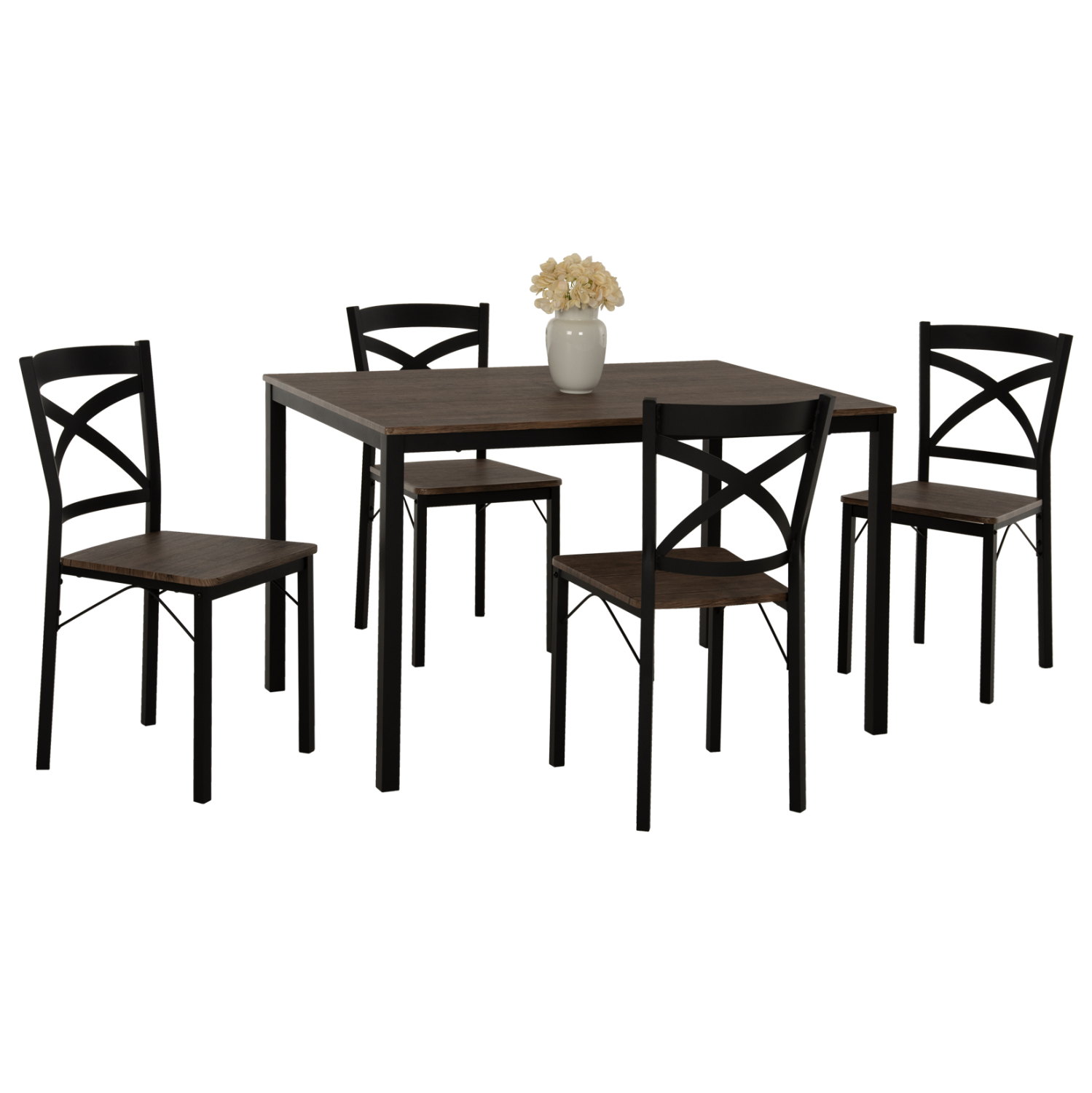 ΣΕΤ ΤΡΑΠΕΖΑΡΙΑΣ GOOSE 5ΤΜΧ HM9530.01 MDF ΚΑΡΥΔΙ-ΜΕΤΑΛΛΟ ΜΑΥΡΟ 120x80x75Yεκ. ΣΕΤ ΤΡΑΠΕΖΑΡΙΑΣ GOOSE 5ΤΜΧ HM9530.01 MDF ΚΑΡΥΔΙ-ΜΕΤΑΛΛΟ ΜΑΥΡΟ 120x80x75Yεκ.