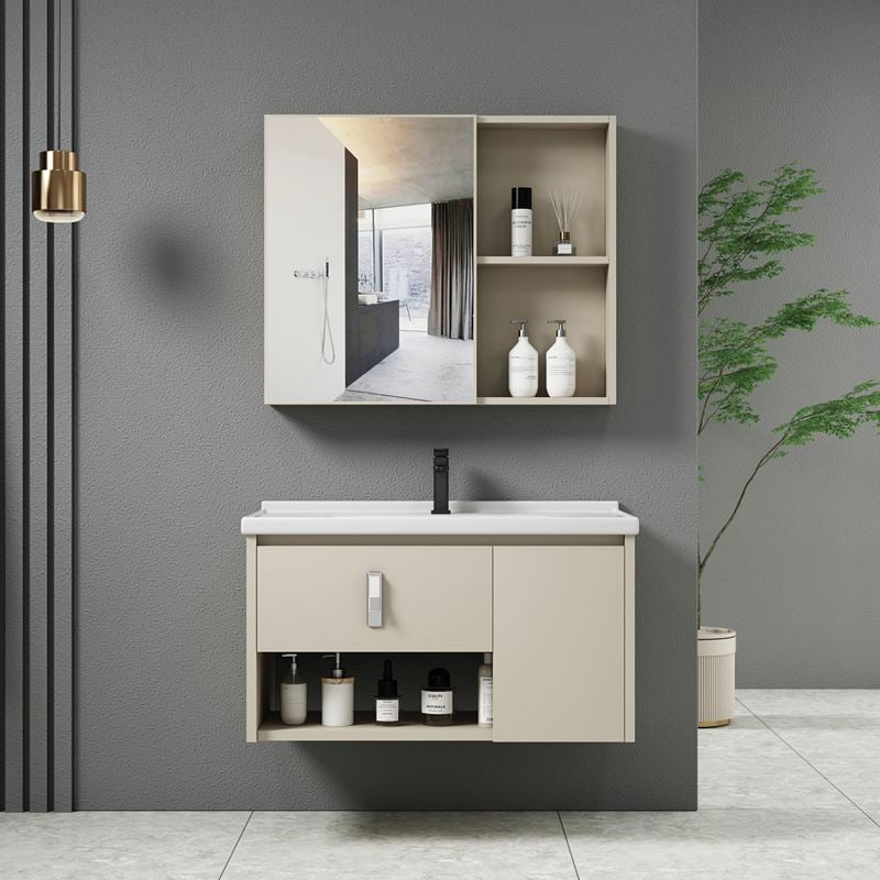 WOODWELL ΕΝ101,2IDEA-2 Set Έπιπλο Κρεμαστό Μπάνιου Cream, Καθρέπτης + Πάγκος με Νιπτήρα και Μπαταρία Up:55x11x60cm Down:60x47x45cm ΕΝ101,2 WOODWELL ΕΝ101,2IDEA-2 Set Έπιπλο Κρεμαστό Μπάνιου Cream, Καθρέπτης + Πάγκος με Νιπτήρα και Μπαταρία Up:55x11x60cm Down:60x47x45cm ΕΝ101,2