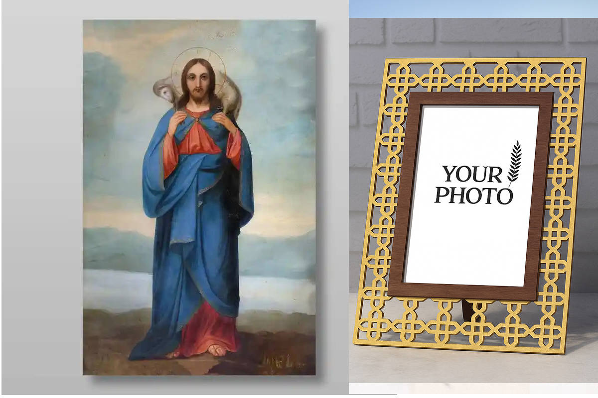 Εικόνα Ορθοδοξίας Πολυτελείας  με  σχεδιο Σταυρούς μαζι με  Βάση σε  8 χρώματα με περίγραμμα χρυσό σε ξύλο Plywood (Πλακάζ)   με  βάση Good Shepherd για  ορθόδοξων πινάκων.Χειροποίητη Ελληνορθόδοξη , Κρεμαστή πλάκα βυζαντινής τέχνης, χριστιανική τέχνη Διά