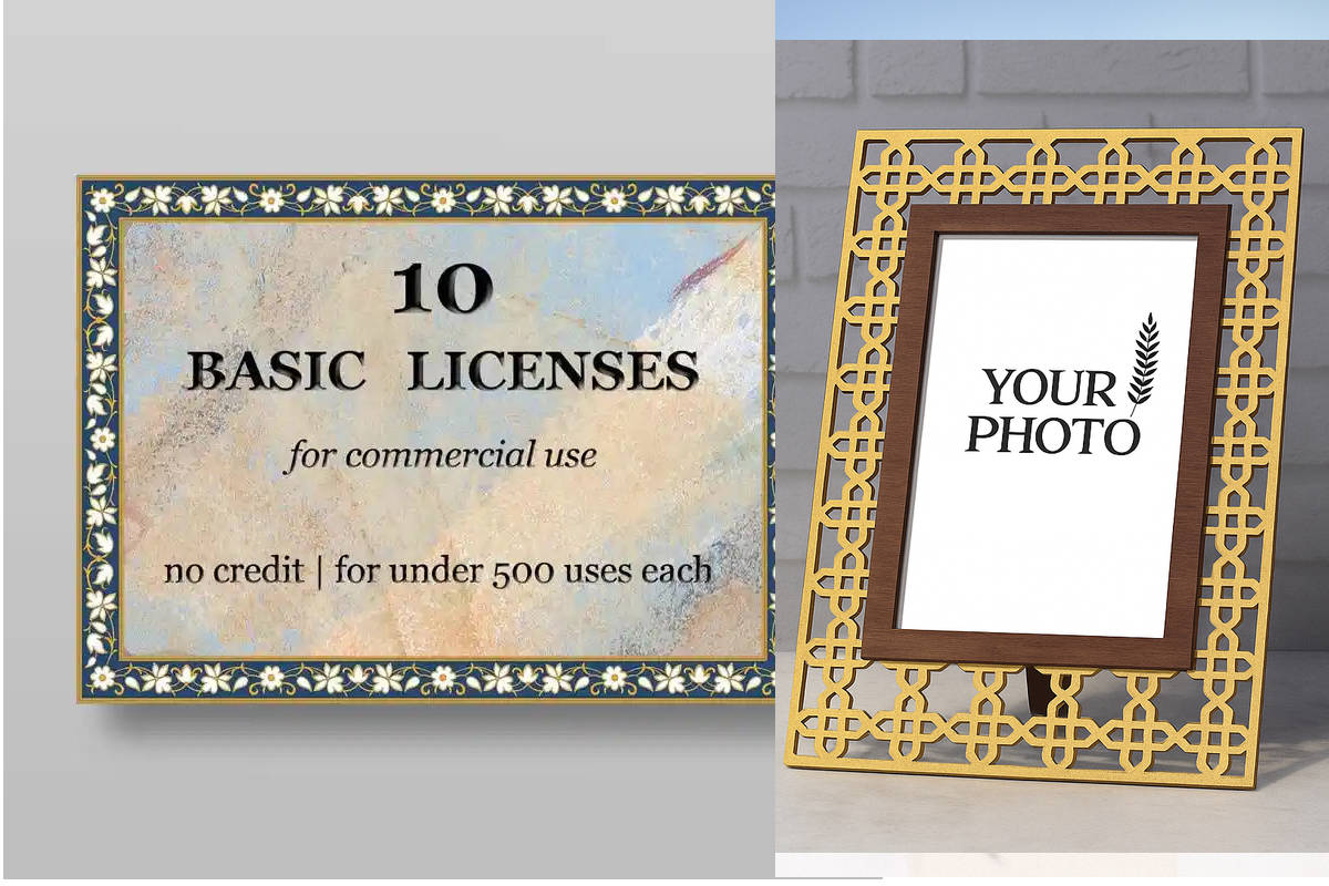 Σετ 2 τεμαχίων – Εικόνα Ορθοδοξίας Πολυτελείας  με  σχεδιο Σταυρούς μαζι με  Βάση σε  8 χρώματα με περίγραμμα χρυσό σε ξύλο Plywood (Πλακάζ)   με  βάση Συσκευασία 10 βασικών εμπορικών αδειών για εμπορική χρήση ψηφιακών εικόνων, ποσότητες από 1 έως 500 τεμ