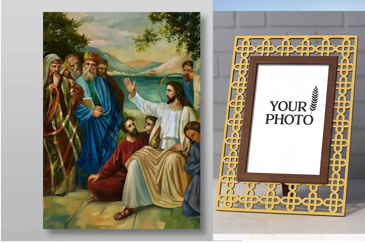 Εικόνα Ορθοδοξίας Πολυτελείας  με  σχεδιο Σταυρούς μαζι με  Βάση σε  8 χρώματα με περίγραμμα χρυσό σε ξύλο Plywood (Πλακάζ)   με  βάση Αγαπήστε τον πλησίον σας Χειροποίητη Ελληνορθόδοξη , Κρεμαστή πλάκα βυζαντινής τέχνης, χριστιανική τέχνη Διάσταση 40x30