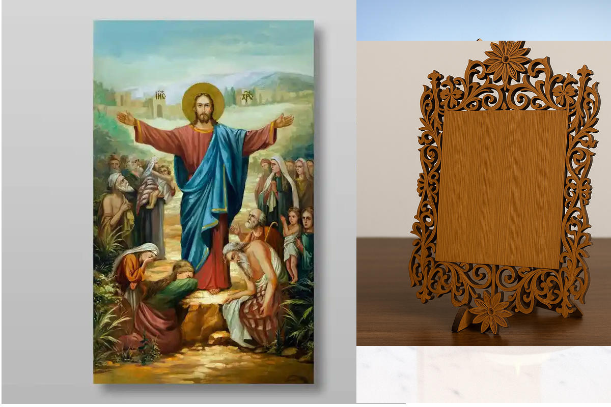 Εικόνα Ορθοδοξίας Δαντέλα μαζι με  Βάση σε  8 χρώματα με περίγραμμα χρυσό σε ξύλο Plywood (Πλακάζ)   με  βάση Ελάτε να κατεβάσετε το για την  ορθόδοξων πινάκων.Χειροποίητη Ελληνορθόδοξη , Κρεμαστή πλάκα βυζαντινής τέχνης, χριστιανική τέχνη Διάσταση 40x30