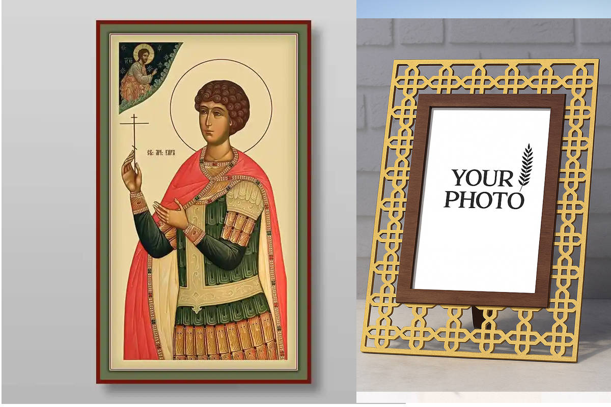 Εικόνα Ορθοδοξίας Πολυτελείας  με  σχεδιο Σταυρούς μαζι με  Βάση σε  8 χρώματα με περίγραμμα χρυσό σε ξύλο Plywood (Πλακάζ)   με  βάση Uar martire, Χειροποίητη Ελληνορθόδοξη , Κρεμαστή πλάκα βυζαντινής τέχνης, χριστιανική τέχνη Διάσταση 40x30 cm (15,8 x 1