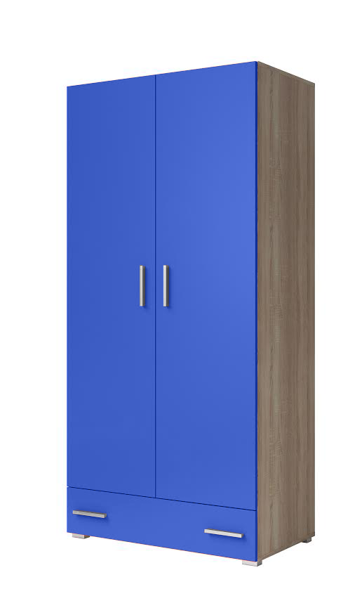 Ντουλάπα χαρά-Μπλε Mήκος 85.0 Βάθος 50.0 Ύψος 180.0 16523749