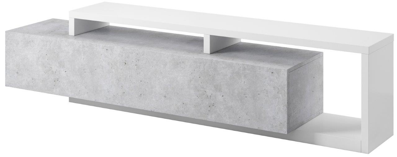 Έπιπλο τηλεόρασης Bron-Γκρι - Λευκό Mήκος 219.0 Βάθος 45.0 Ύψος 52.0 16625849