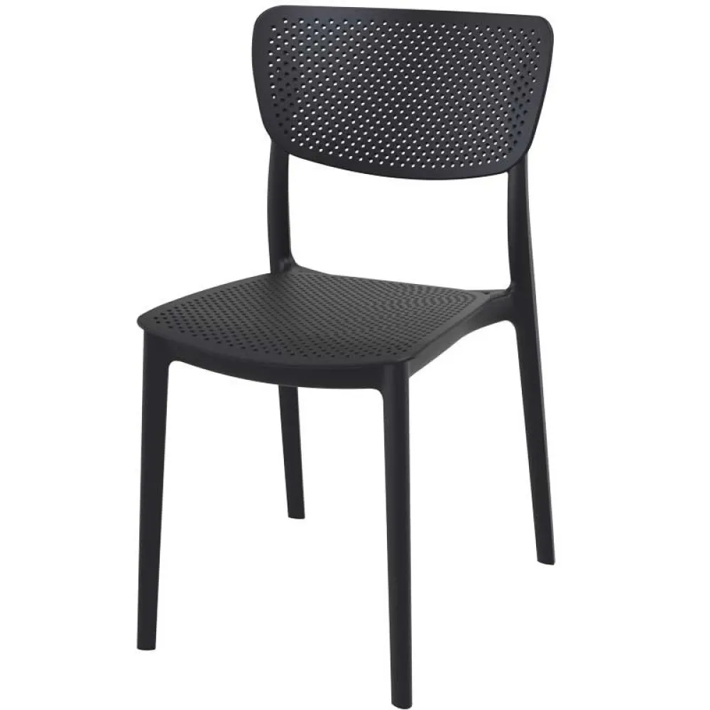 Καρέκλα Lucy, Μαύρο 39,5×44 cm., Genomax Genom1219921955 Καρέκλα Lucy, Μαύρο 39,5×44 cm., Genomax Genom1219921955