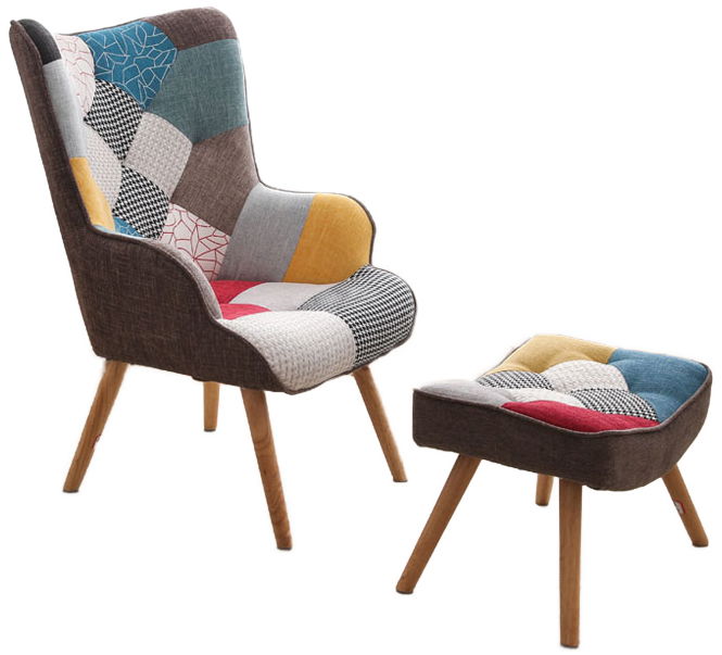 Σετ πολυθρόνας Farel Patch Mήκος 68.0 Βάθος 76.0 Ύψος 98.0 161584629