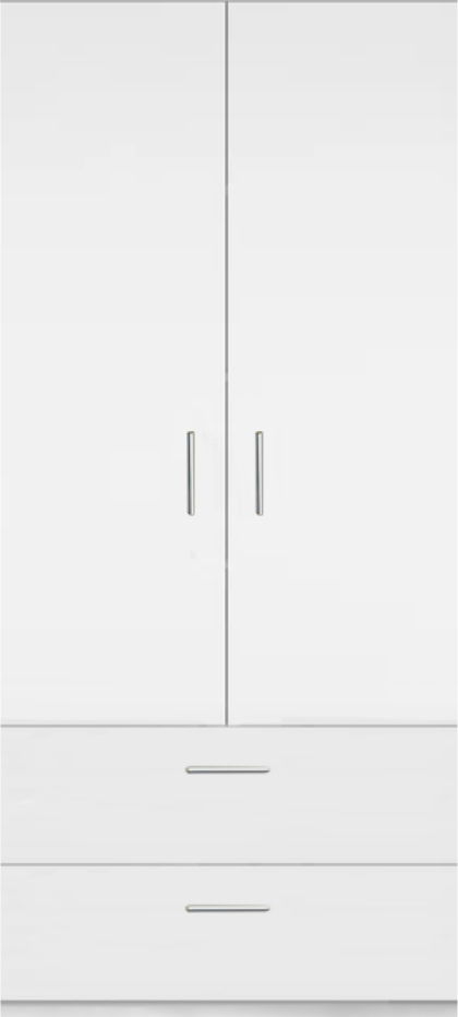 Ντουλάπα Wilson 2DS δίφυλλη-Leuko Mήκος 60.0 Βάθος 45.0 Ύψος 180.0 162778079