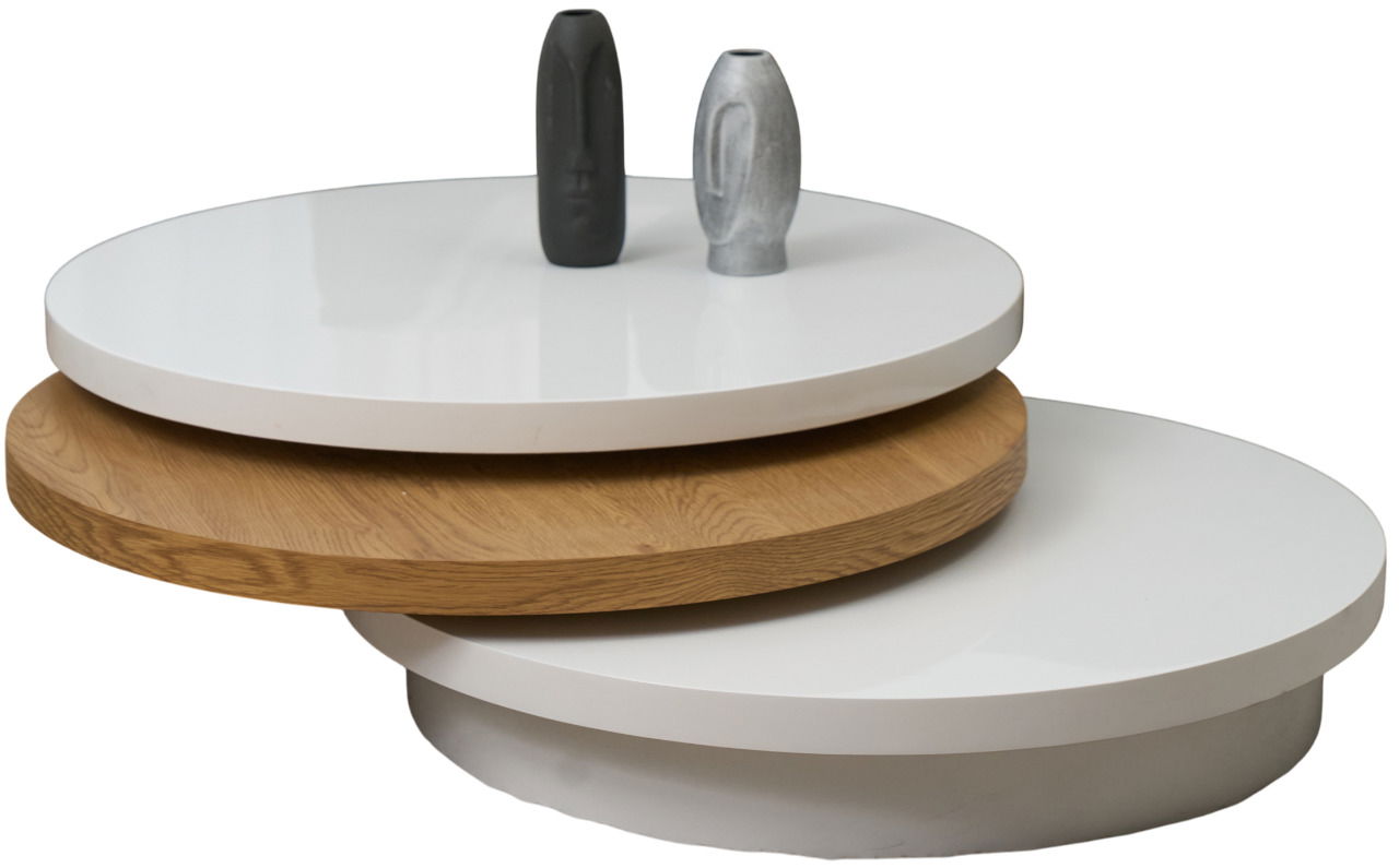 Τραπεζάκι σαλονιού Layer Plus Mήκος 80.0 Βάθος 80.0 Ύψος 27.0 162812889