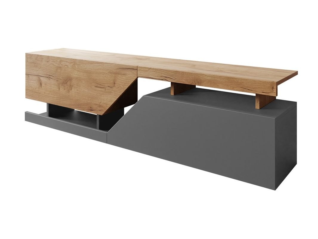 Έπιπλο τηλεόρασης Twilight-Fusiko-Mavro Mήκος 160.0 Βάθος 35.0 Ύψος 46.0 162844319