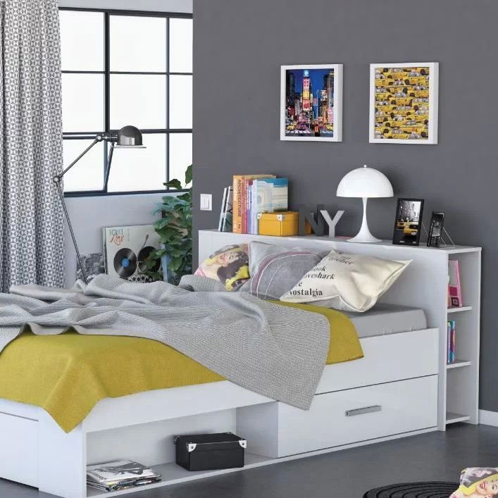 Κρεβάτι Robin-Λευκό-160 x 200 Mήκος 170.1 Βάθος 226.9 Ύψος 76.3 16424079