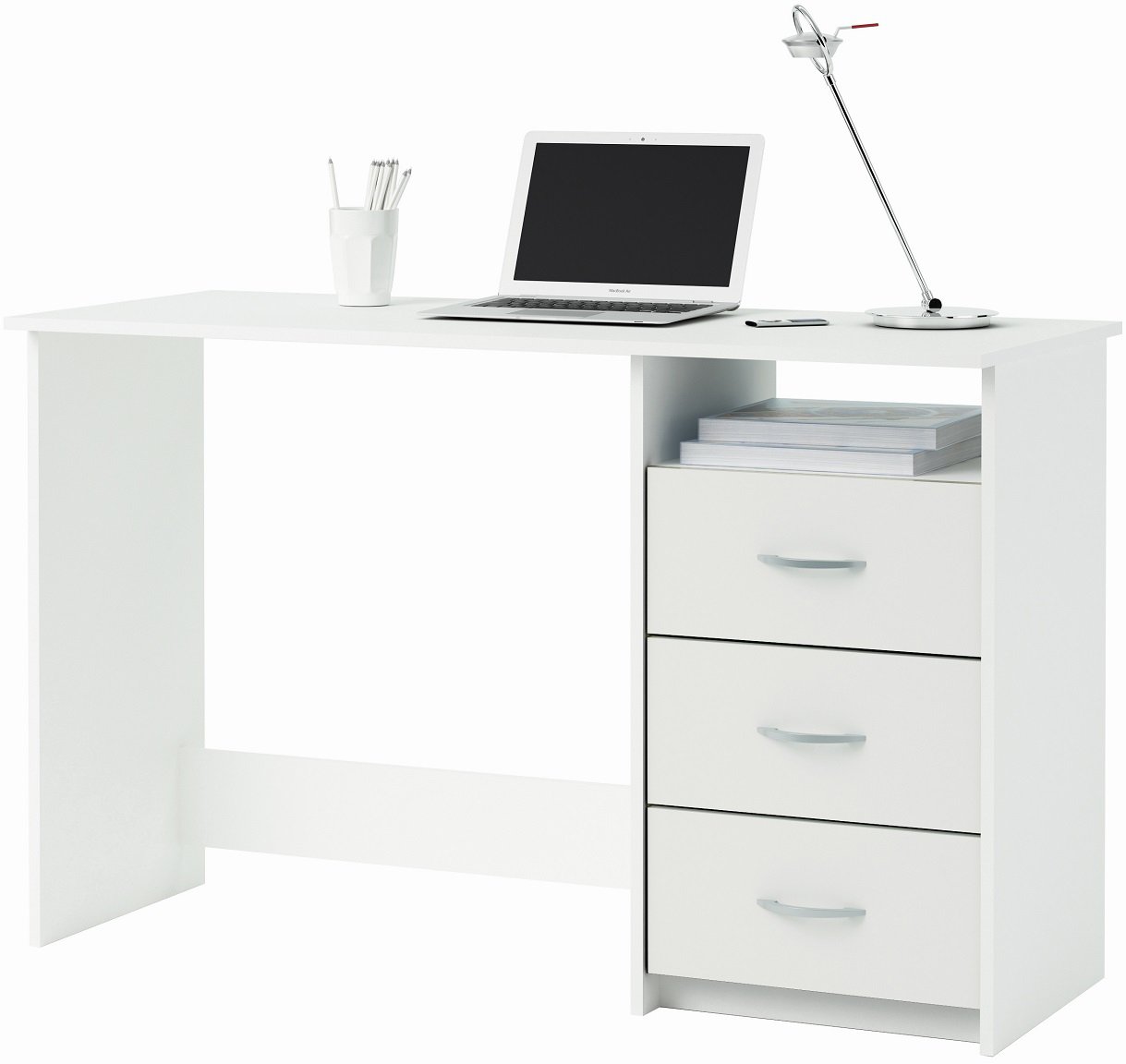 Γραφείο Platon-Λευκό Mήκος 123.0 Βάθος 50.1 Ύψος 76.5 16430019