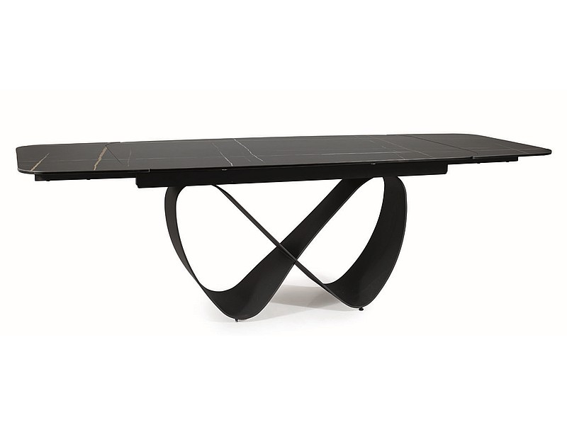 STÓŁ INFINITY CERAMIC CZARNY AZARIO BLACK/CZARNY MAT 160(240)X95 DIOMMI-80-2939 STÓŁ INFINITY CERAMIC CZARNY AZARIO BLACK/CZARNY MAT 160(240)X95 DIOMMI-80-2939