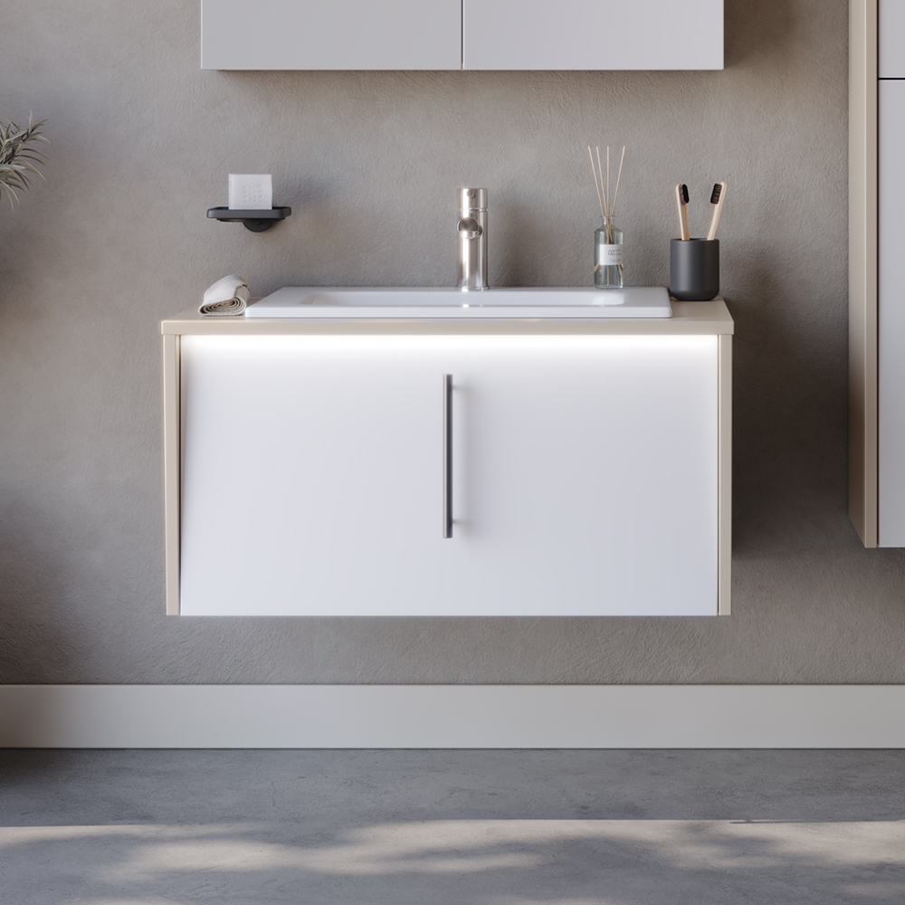 Σετ Έπιπλο Μπάνιου INTENSE Λευκό MDF 18mm Λάκα 80 9SINT080BSWM 9SINT080BSWM Σετ Έπιπλο Μπάνιου INTENSE Λευκό MDF 18mm Λάκα 80 9SINT080BSWM 9SINT080BSWM