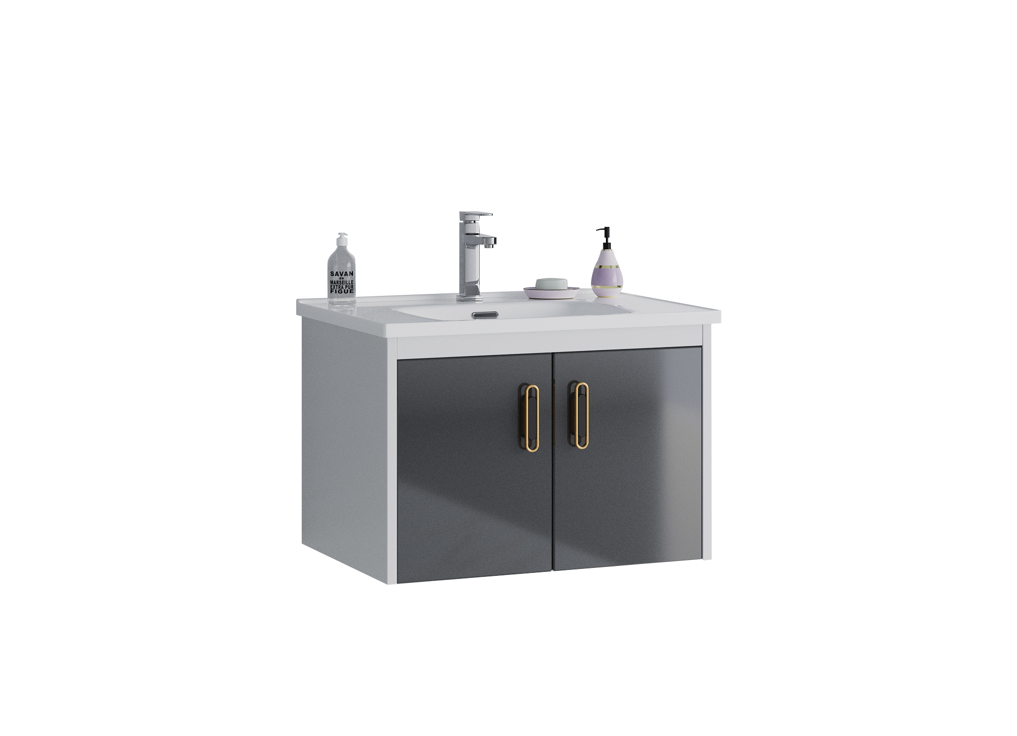 ΣΕΤ ΠΑΓΚΟΥ ISABEL 60cm. χρ.WHITE/ANTHRACITE S3BISA060WHAN S3BISA060WHAN ΣΕΤ ΠΑΓΚΟΥ ISABEL 60cm. χρ.WHITE/ANTHRACITE S3BISA060WHAN S3BISA060WHAN