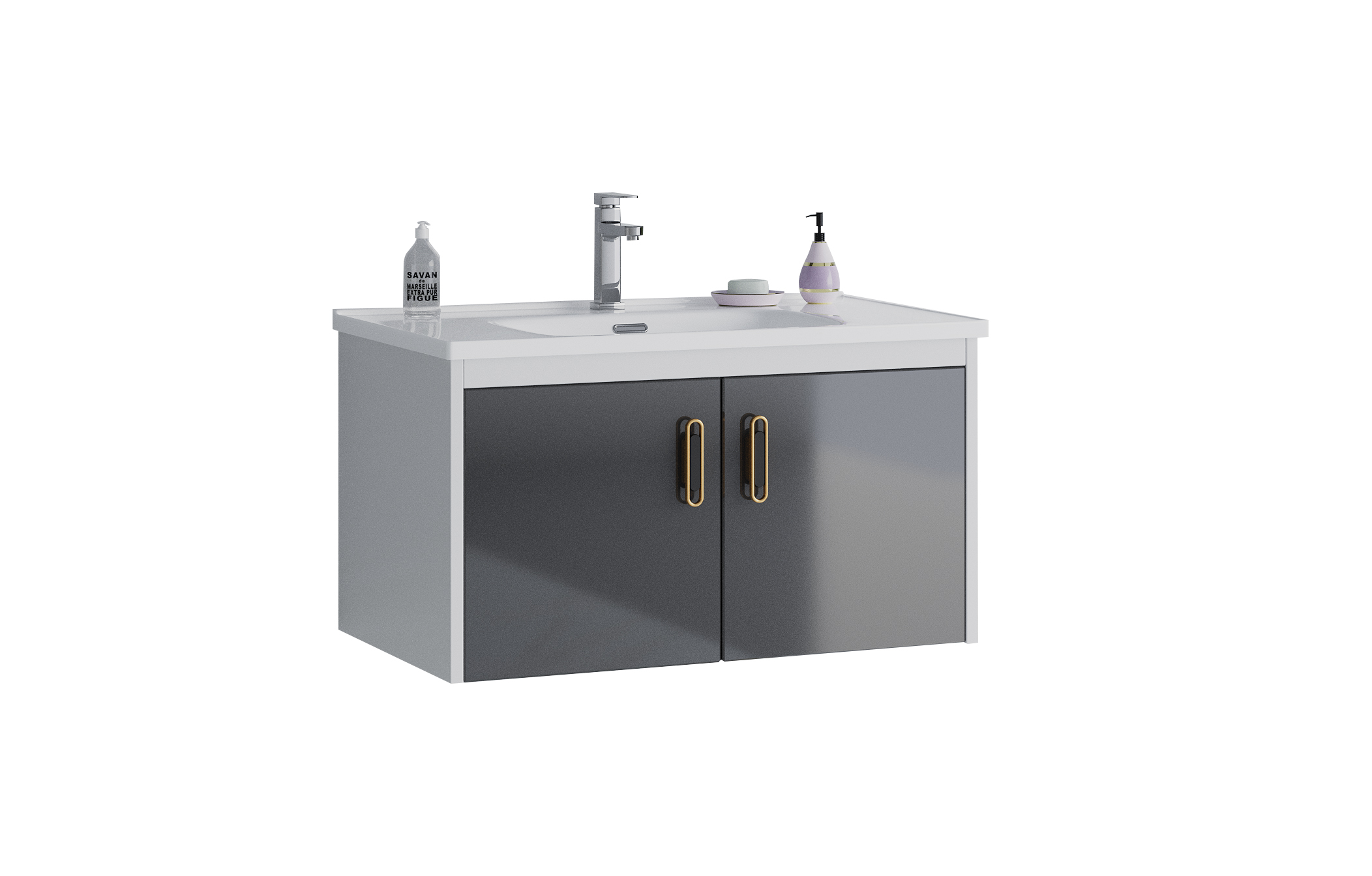 ΣΕΤ ΠΑΓΚΟΥ ISABEL 80cm. χρ.WHITE/ANTHRACITE S3BISA080WHAN S3BISA080WHAN ΣΕΤ ΠΑΓΚΟΥ ISABEL 80cm. χρ.WHITE/ANTHRACITE S3BISA080WHAN S3BISA080WHAN
