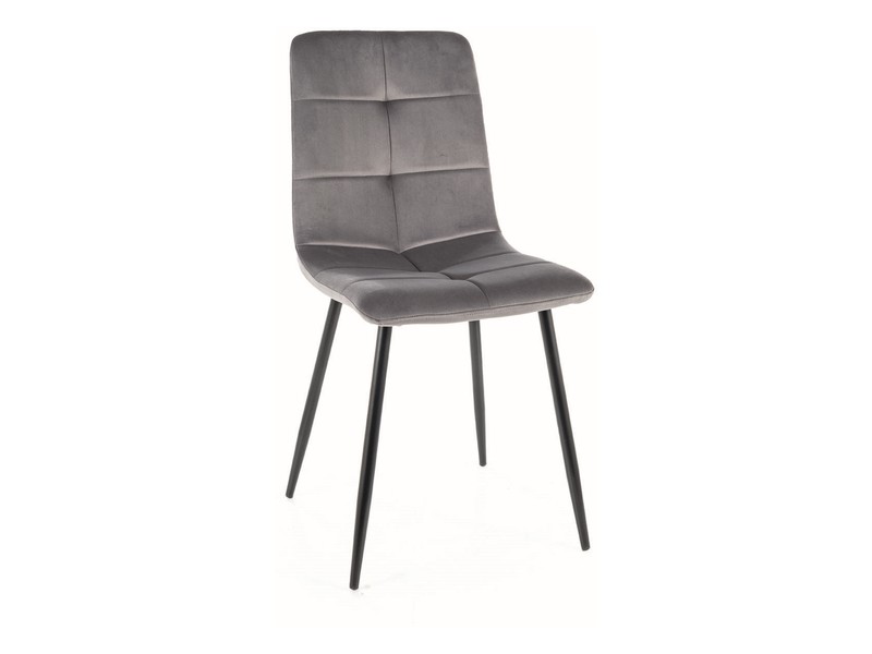 KRZESŁO IVO VELVET CZARNY STELAŻ/SZARY BLUVEL 14 DIOMMI-80-2888 KRZESŁO IVO VELVET CZARNY STELAŻ/SZARY BLUVEL 14 DIOMMI-80-2888