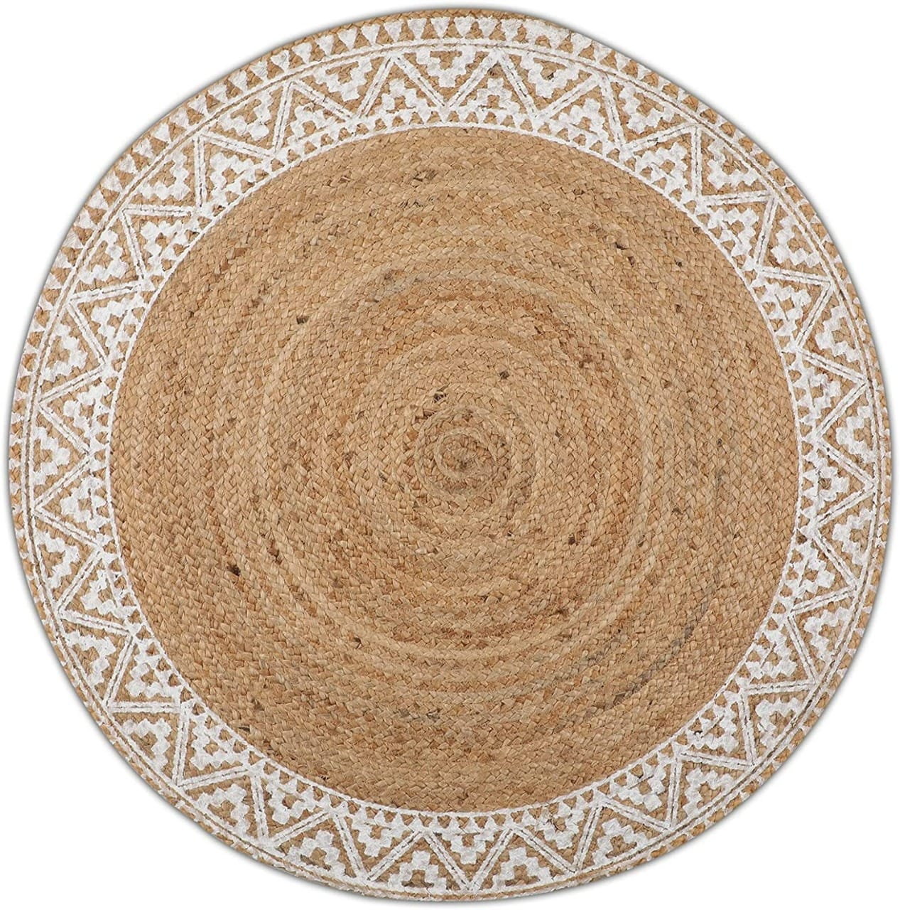 Fidelio ΧΑΛΙ ΣΤΡΟΓΓΥΛΟ  ( PRIMO WHITE) ΔΙΑΣΤΑΣΕΙΣ.Φ.150ΕΚ. ΥΛΙΚΟ.100%ΓΙΟΥΤΑ FIDELIO-FD-PRIMO150