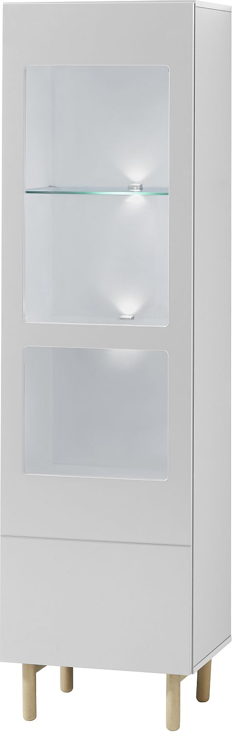 Lh-homefurniture Βιτρίνα Κ2 Γκρι 50x181x41cm A_17108_K2_GR Lh-homefurniture Βιτρίνα Κ2 Γκρι 50x181x41cm A_17108_K2_GR