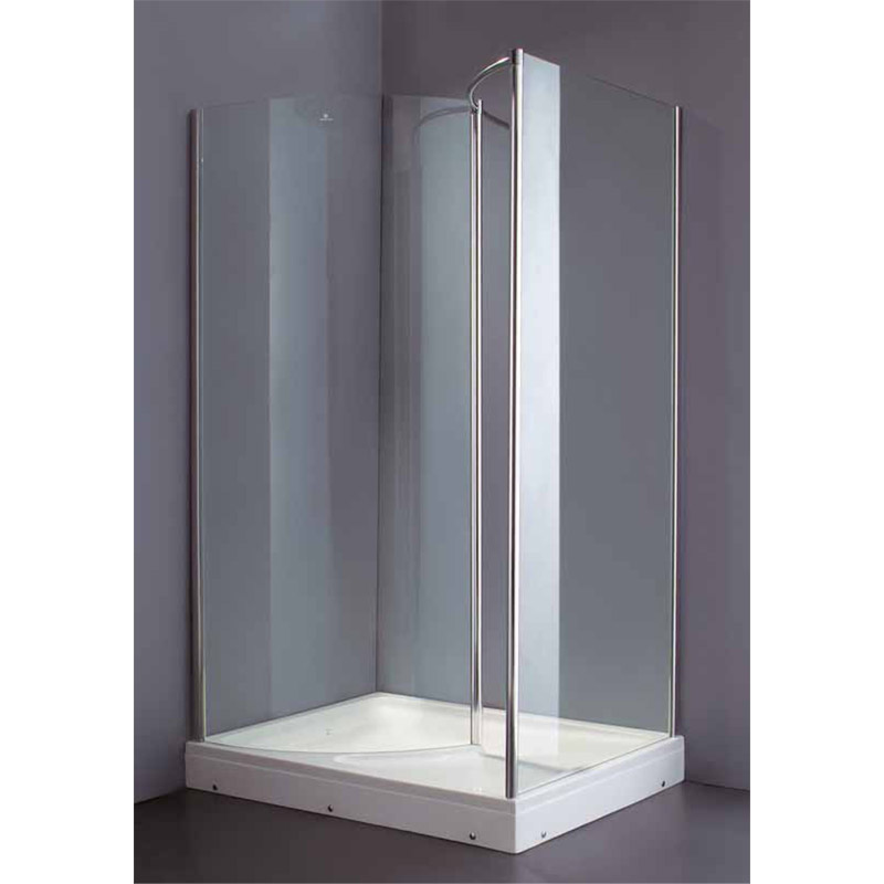 KARAG  STOCKBATHROOM Ντουζιέρα με πάνελ καμπίνας σε διάφανο κρύσταλλο K-802 KARAG 120x90x209cm KARAG-5206836576183