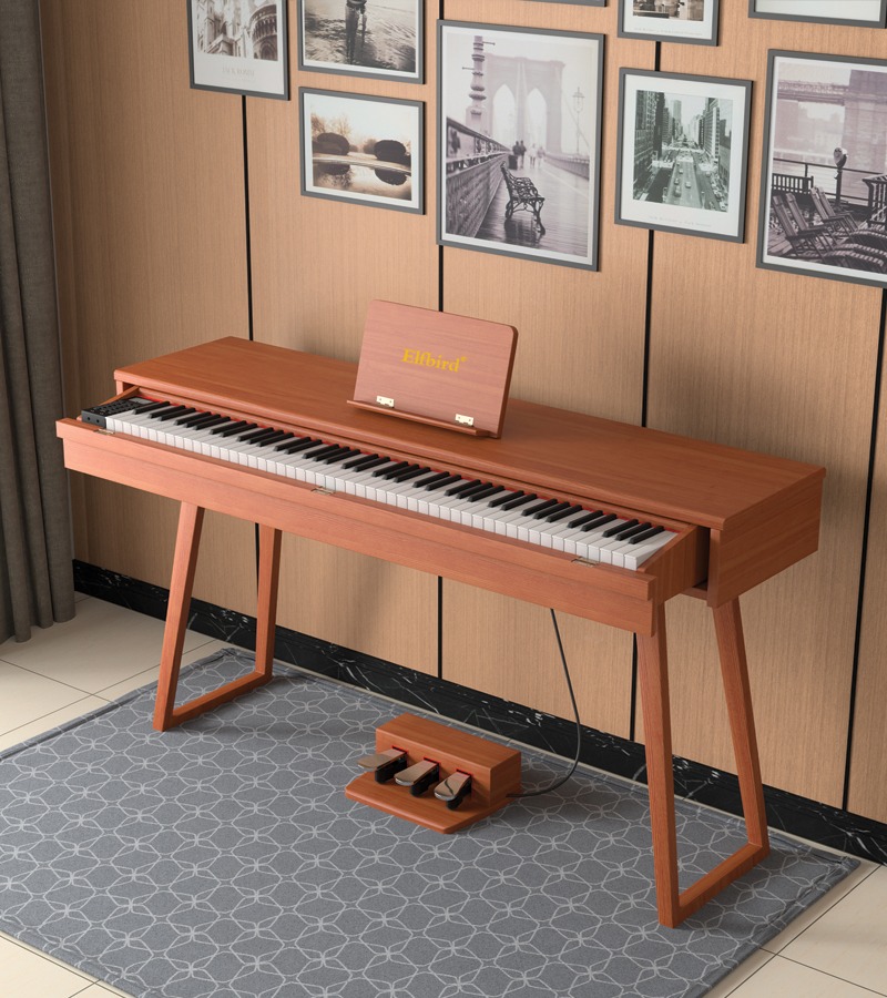 FUJIA  Πίανο  Ψηφιακό Πιάνο 8819 Black Brown   DP-24BL8819-BN