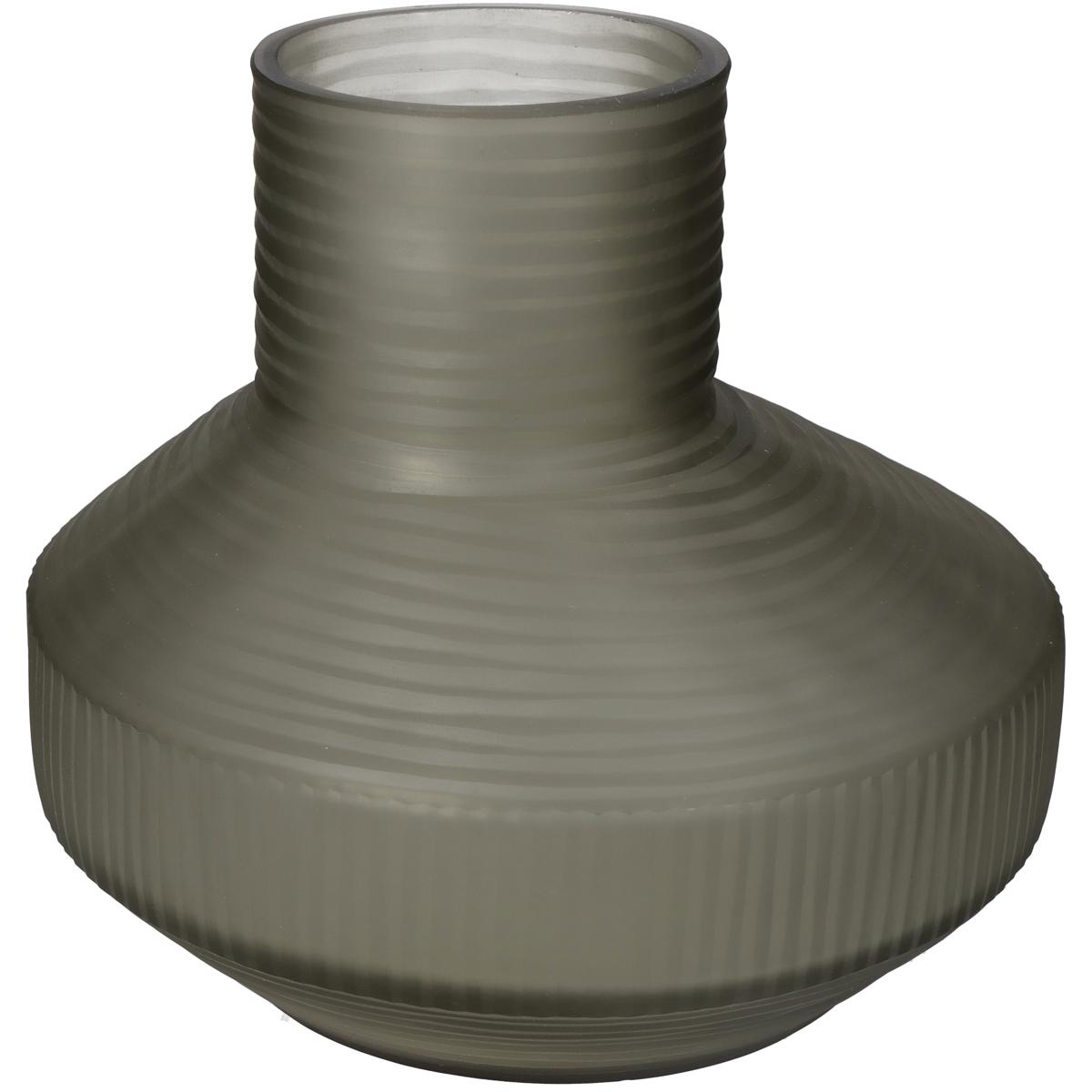 Βάζο ArteLibre Καφέ Γυαλί 23.5x23.5x20.5cm Arte-05150194