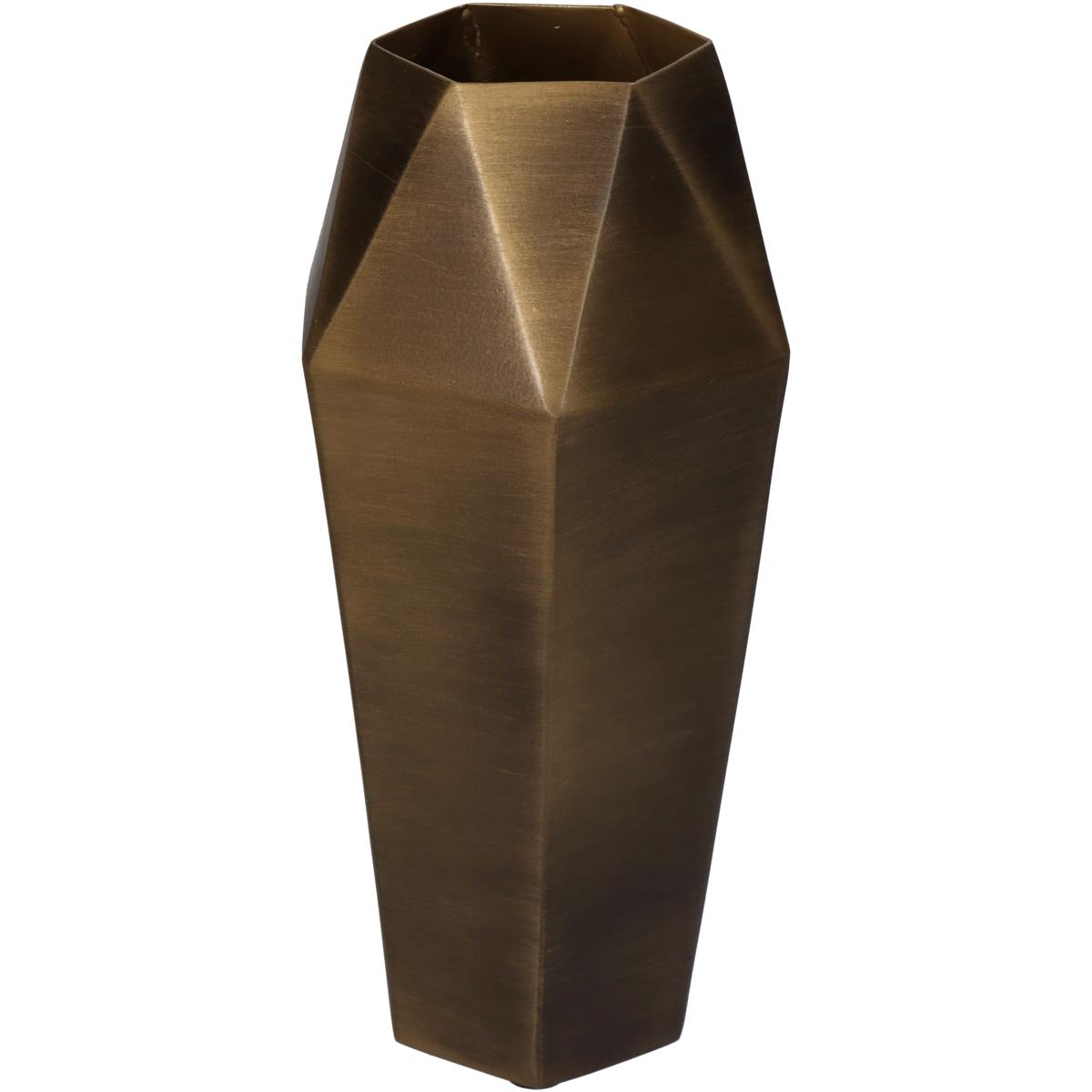 Βάζο ArteLibre Μπρονζέ Μέταλλο 11.5×11.5×25.5cm Arte-05150465 Βάζο ArteLibre Μπρονζέ Μέταλλο 11.5×11.5×25.5cm Arte-05150465