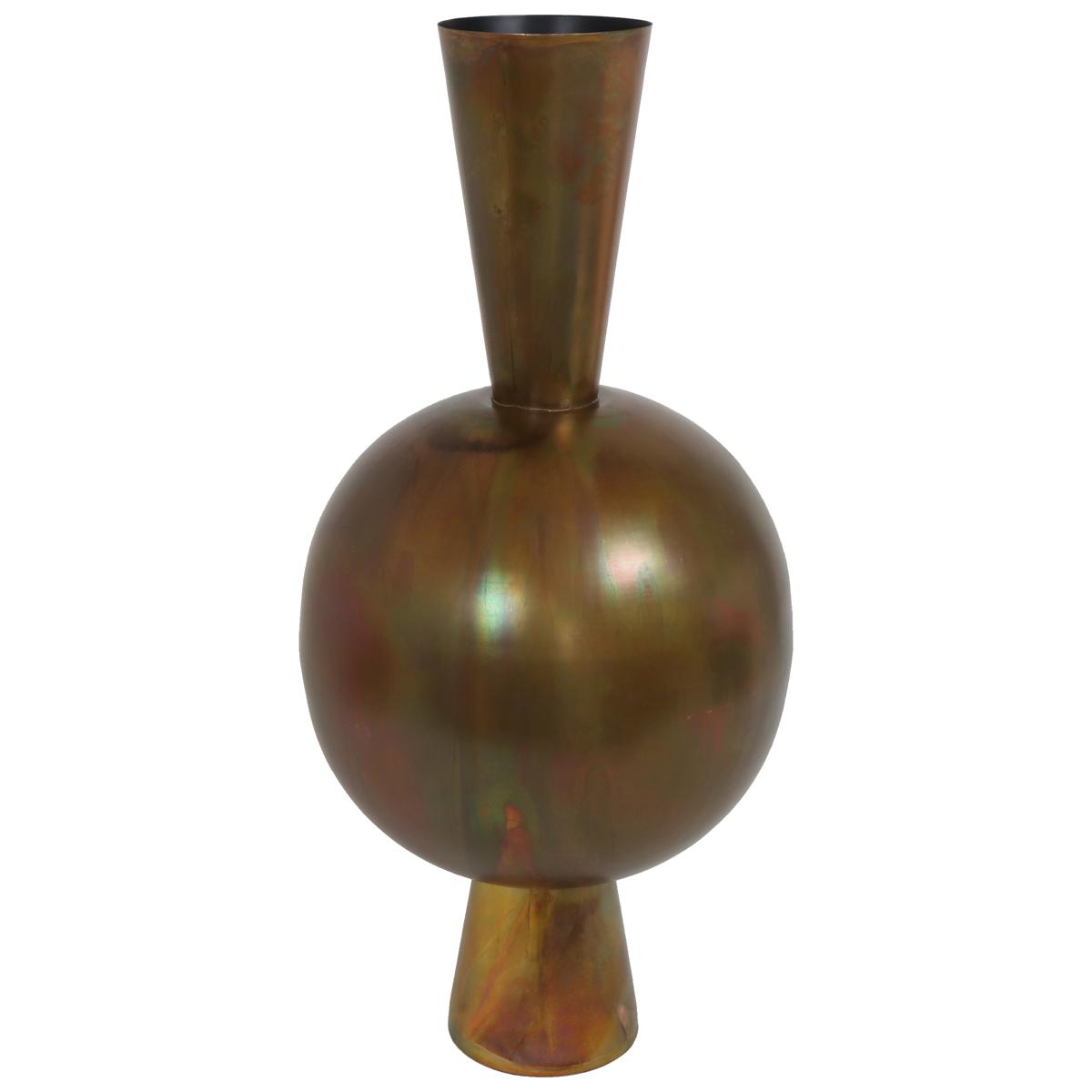 Βάζο ArteLibre Μπρονζέ Μέταλλο 40x40x85cm Arte-05150519 Βάζο ArteLibre Μπρονζέ Μέταλλο 40x40x85cm Arte-05150519