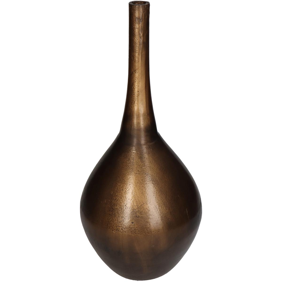 Βάζο ArteLibre Μπρονζέ Αλουμίνιο 18x18x41cm Arte-05154715 Βάζο ArteLibre Μπρονζέ Αλουμίνιο 18x18x41cm Arte-05154715