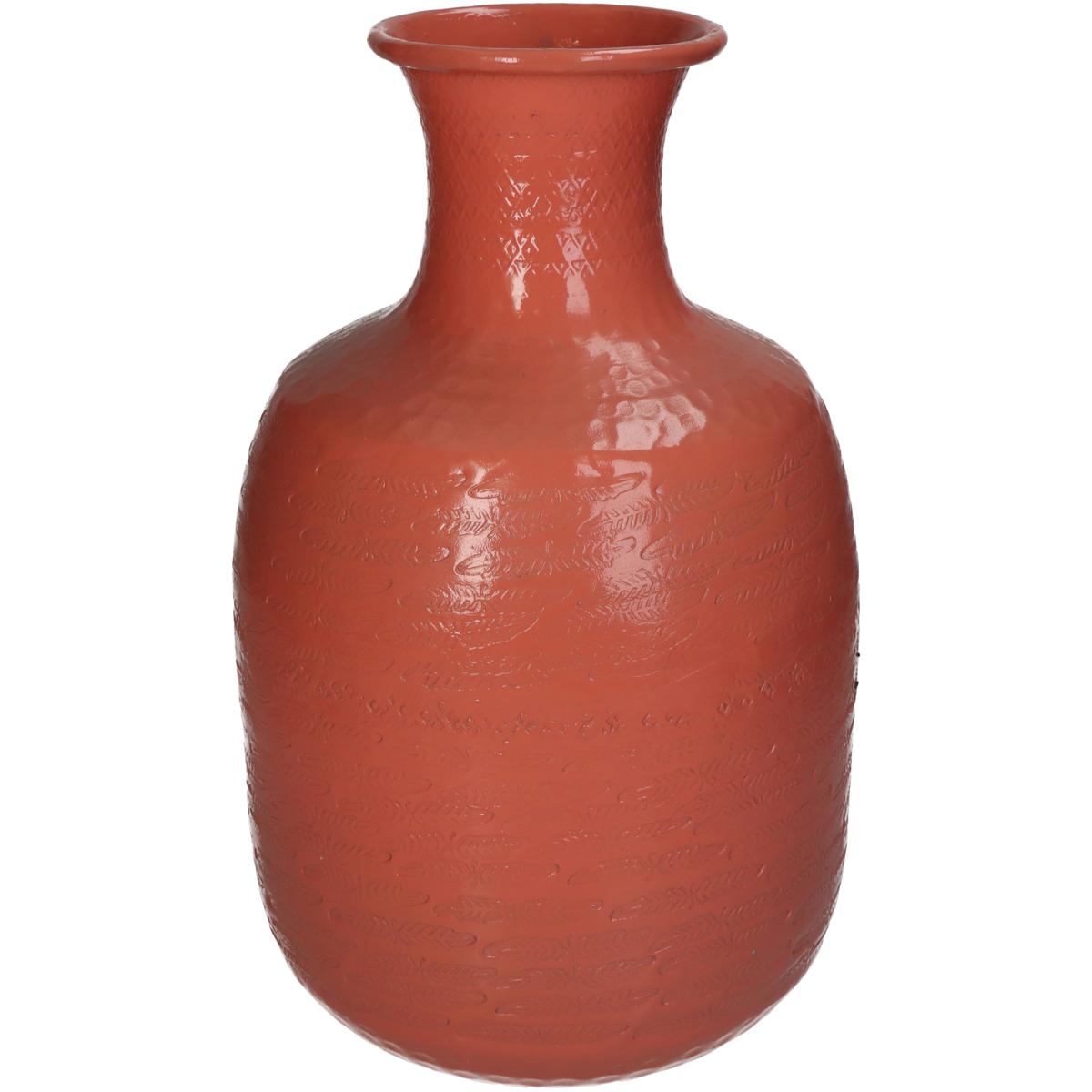 Βάζο ArteLibre Ροζ Αλουμίνιο 21x21x34cm Arte-05154785 Βάζο ArteLibre Ροζ Αλουμίνιο 21x21x34cm Arte-05154785