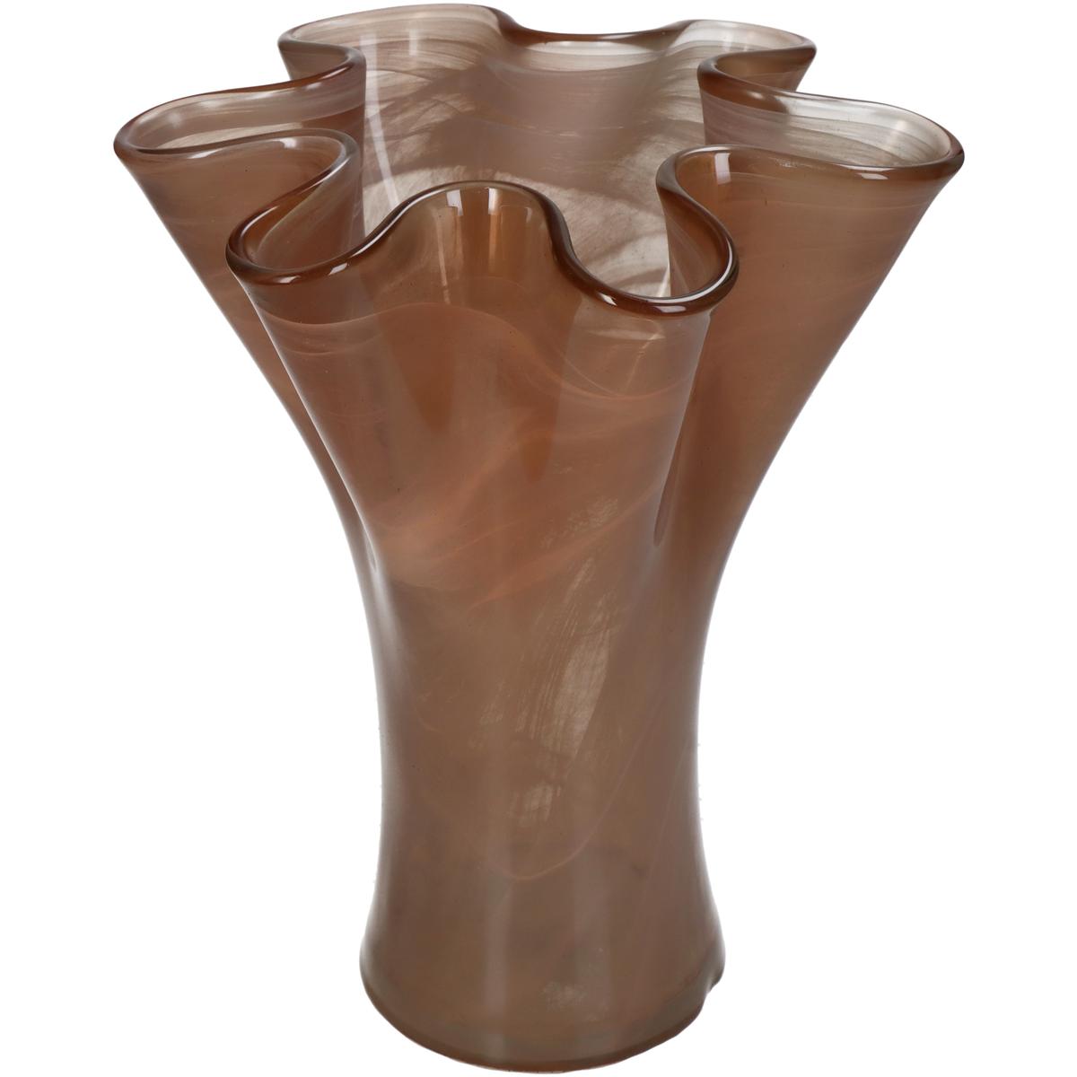 Βάζο ArteLibre Καφέ Ανακυκλωμένο Γυαλί 20x20x25cm Βάζο ArteLibre Καφέ Ανακυκλωμένο Γυαλί 20x20x25cm